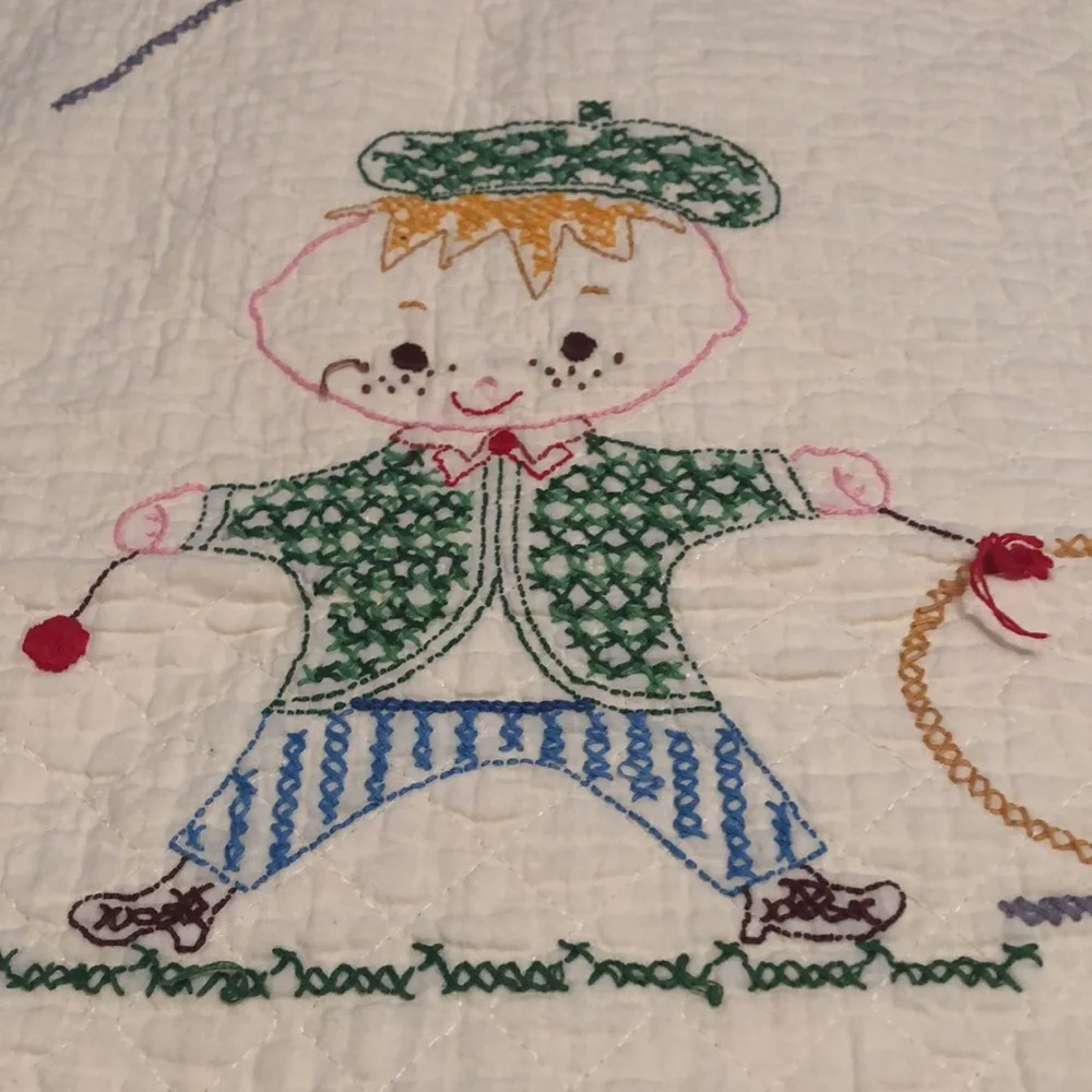 Vintage Nursery rhymes quilt